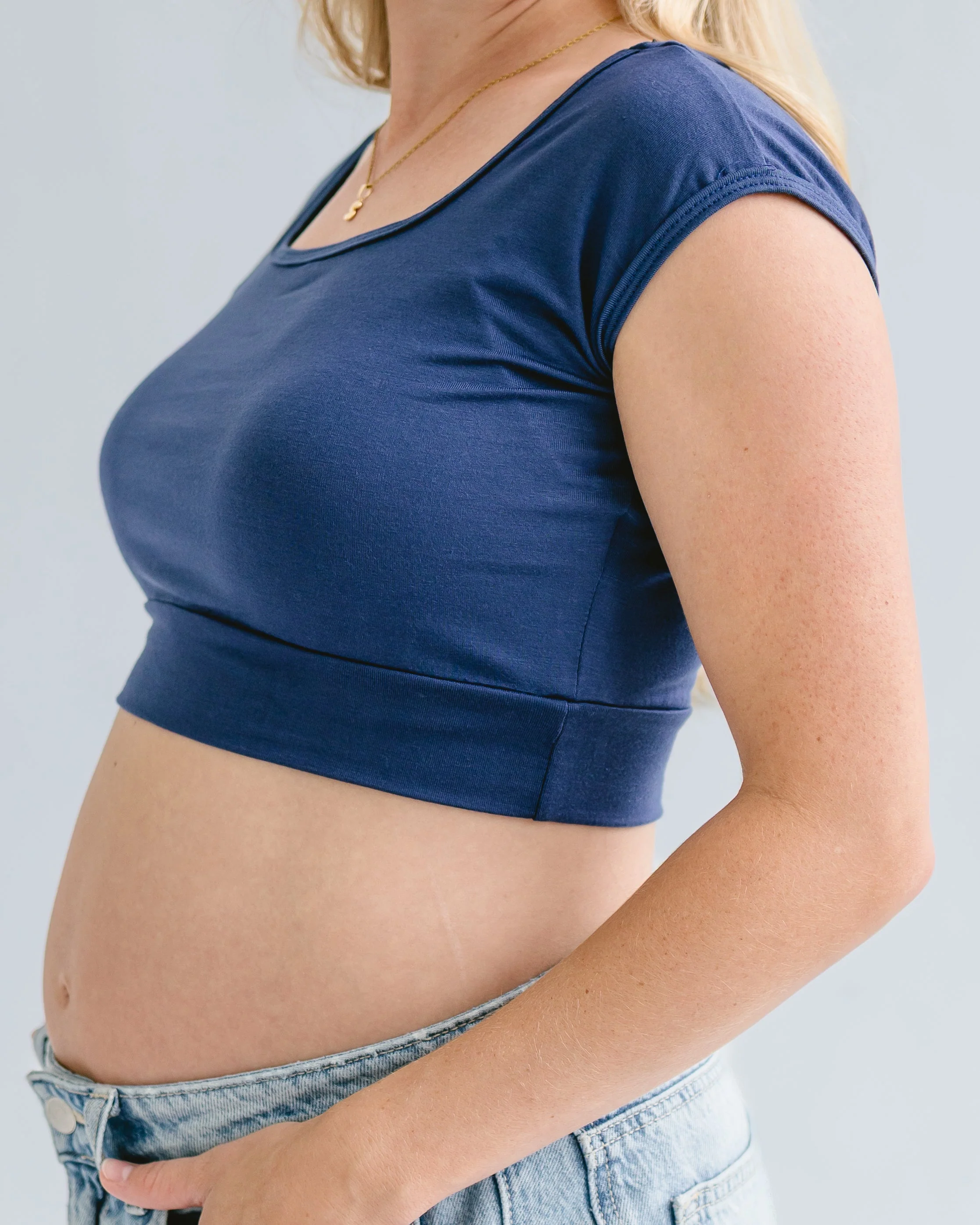 Square Neck Basic Cap Sleeve - Image 9