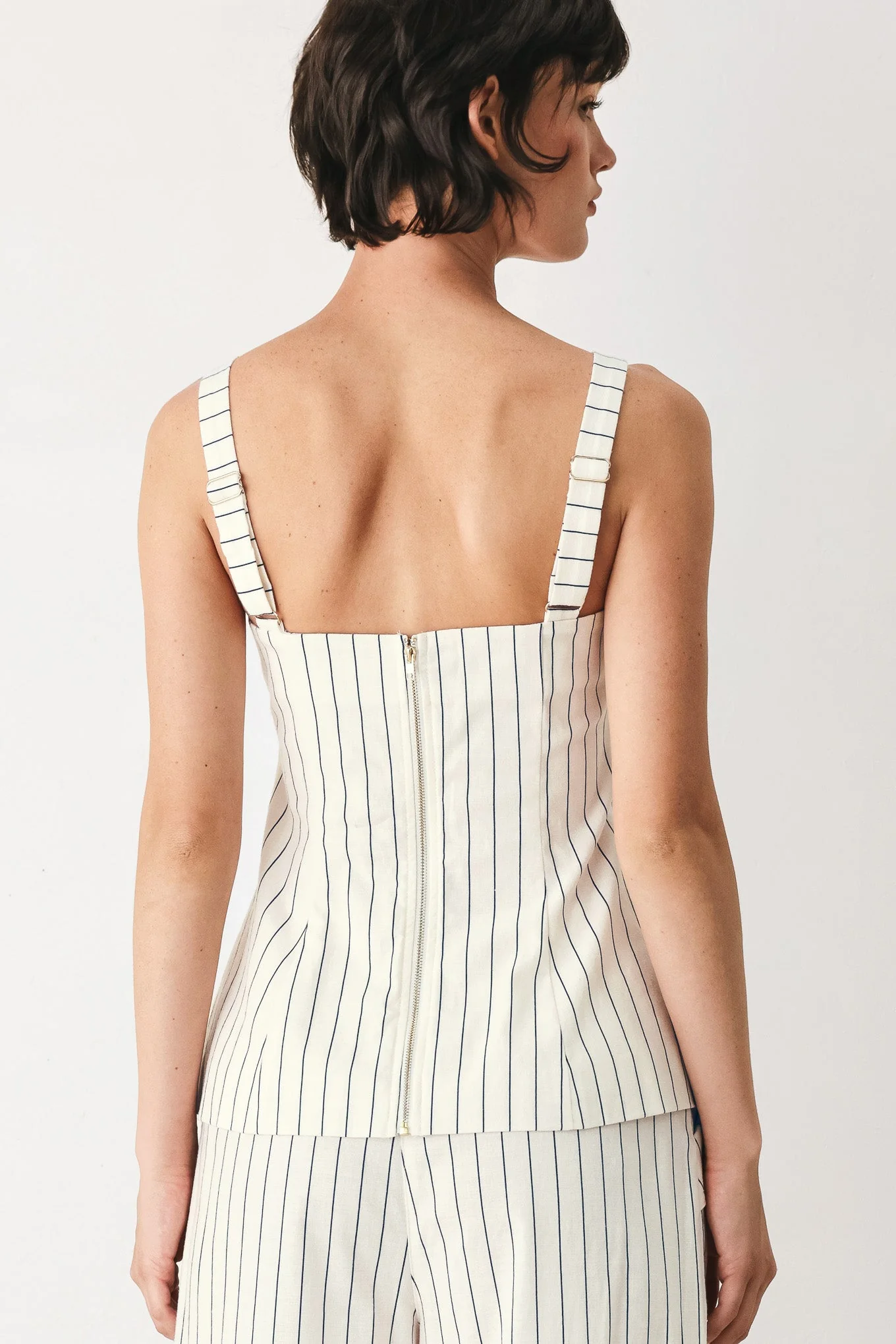 Sutton Stripe Woven Top - Image 6