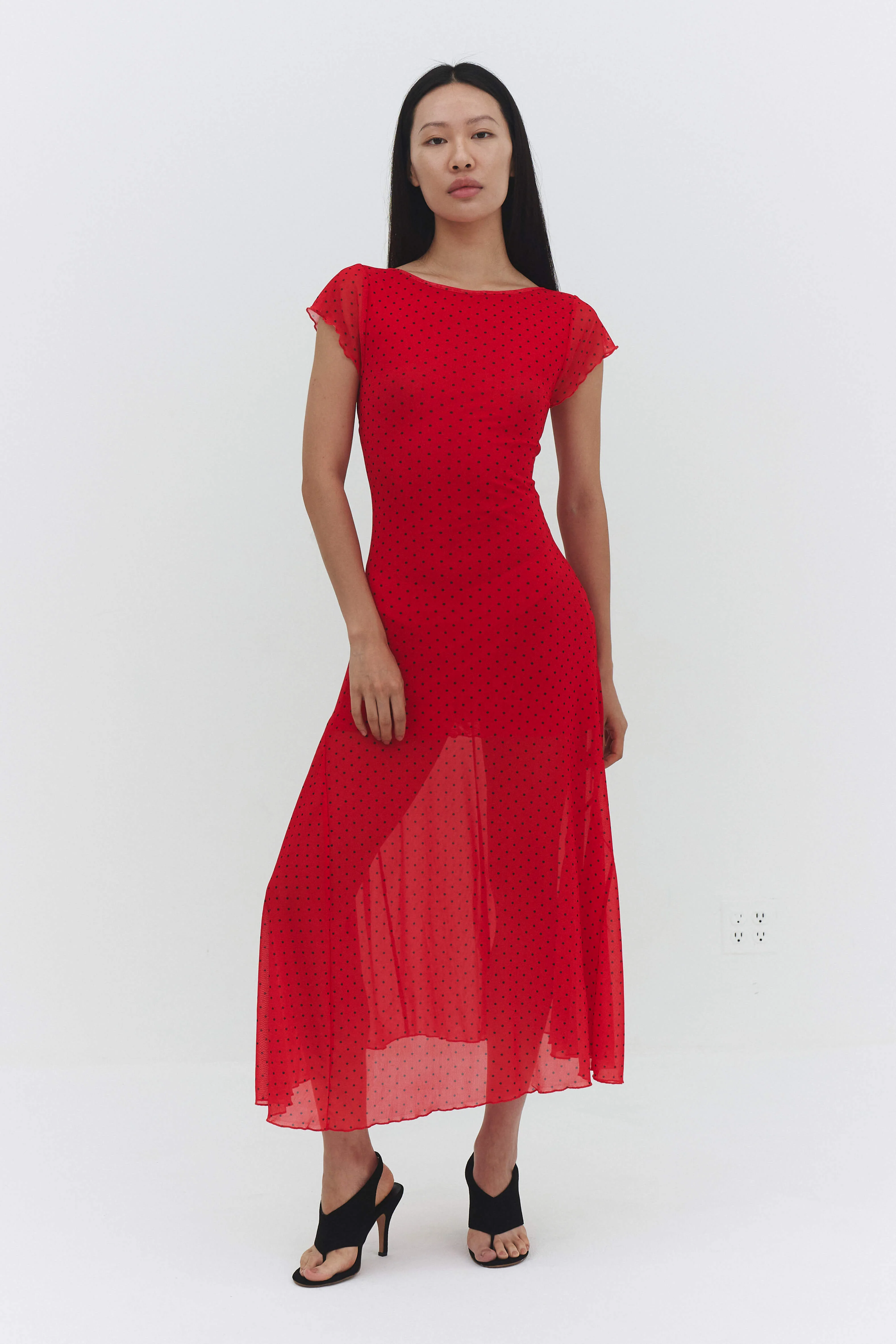 Valentina Dress in Red - Image 3
