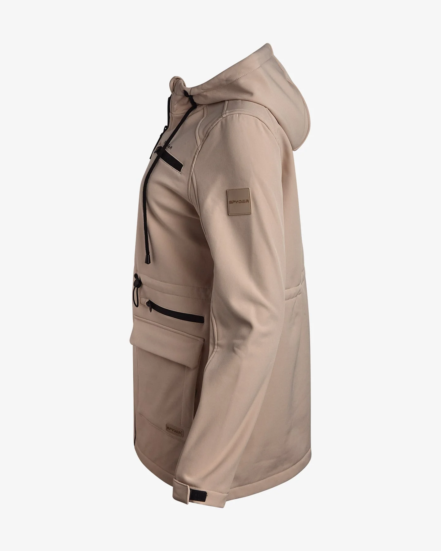 Women's Long Softshell Jacket - Clay - Image 5