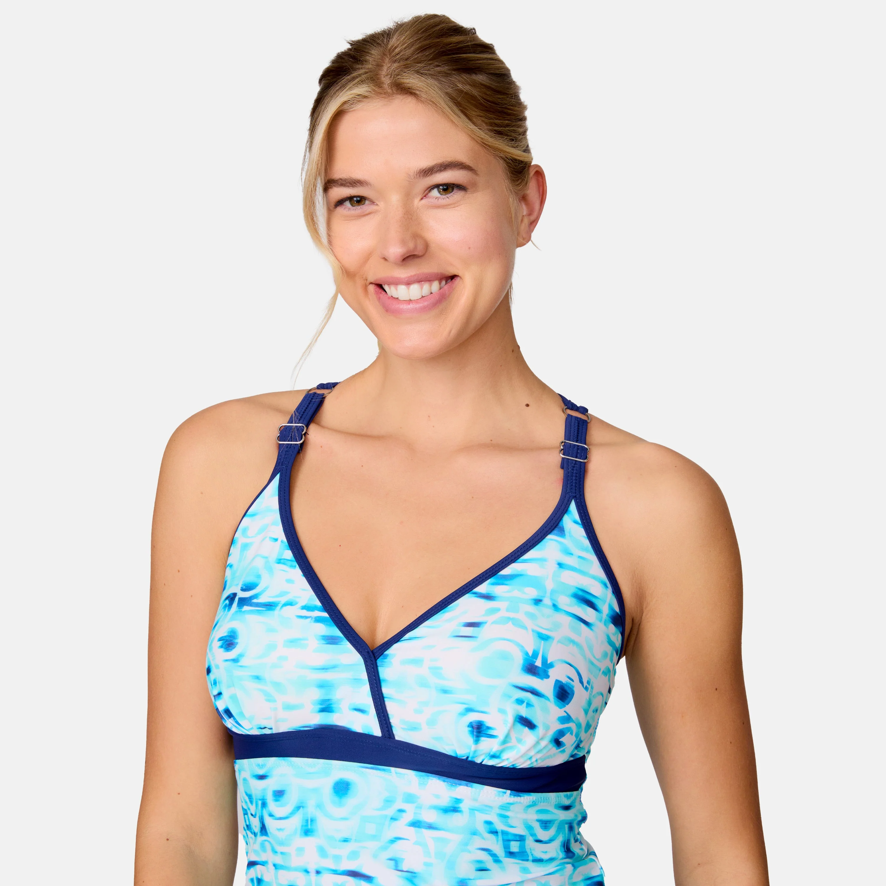 Women's Mirage Macrame Back Tankini Top - Image 2