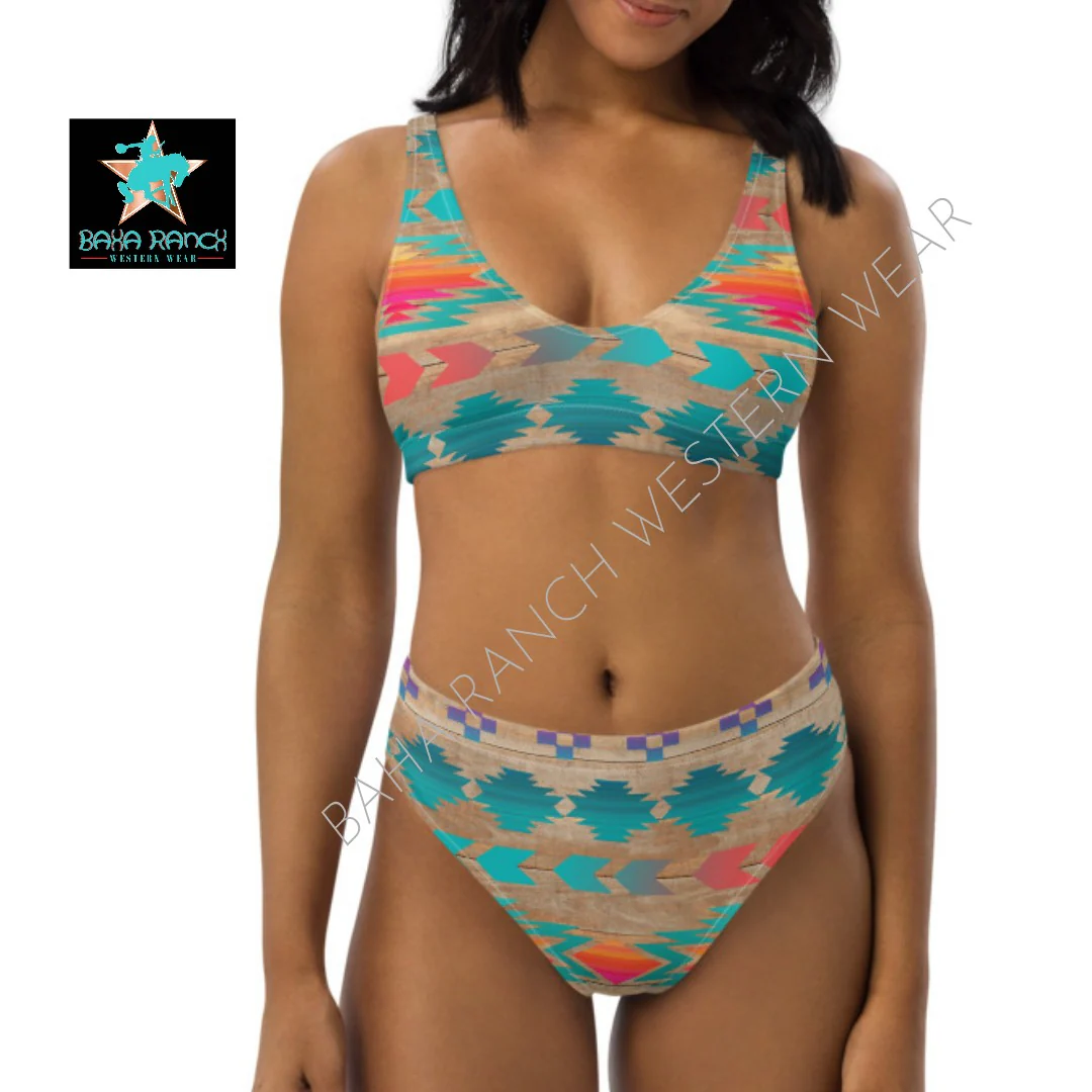 Yeehaw Southwest Aztec Bikini - Image 6